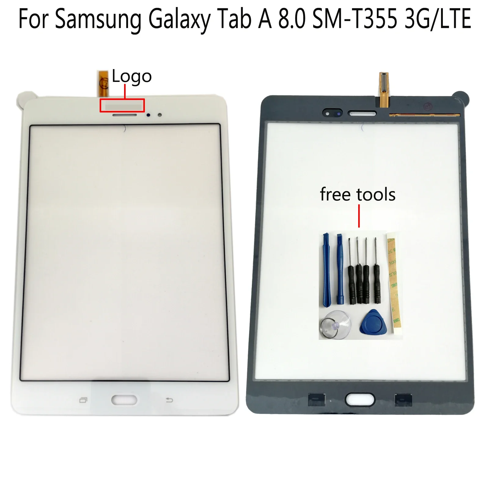 

Внешнее Переднее стекло OEM + сенсорный экран для Samsung Galaxy Tab A 8,0 SM-T355 3G/LTE SM-T355C T355Y