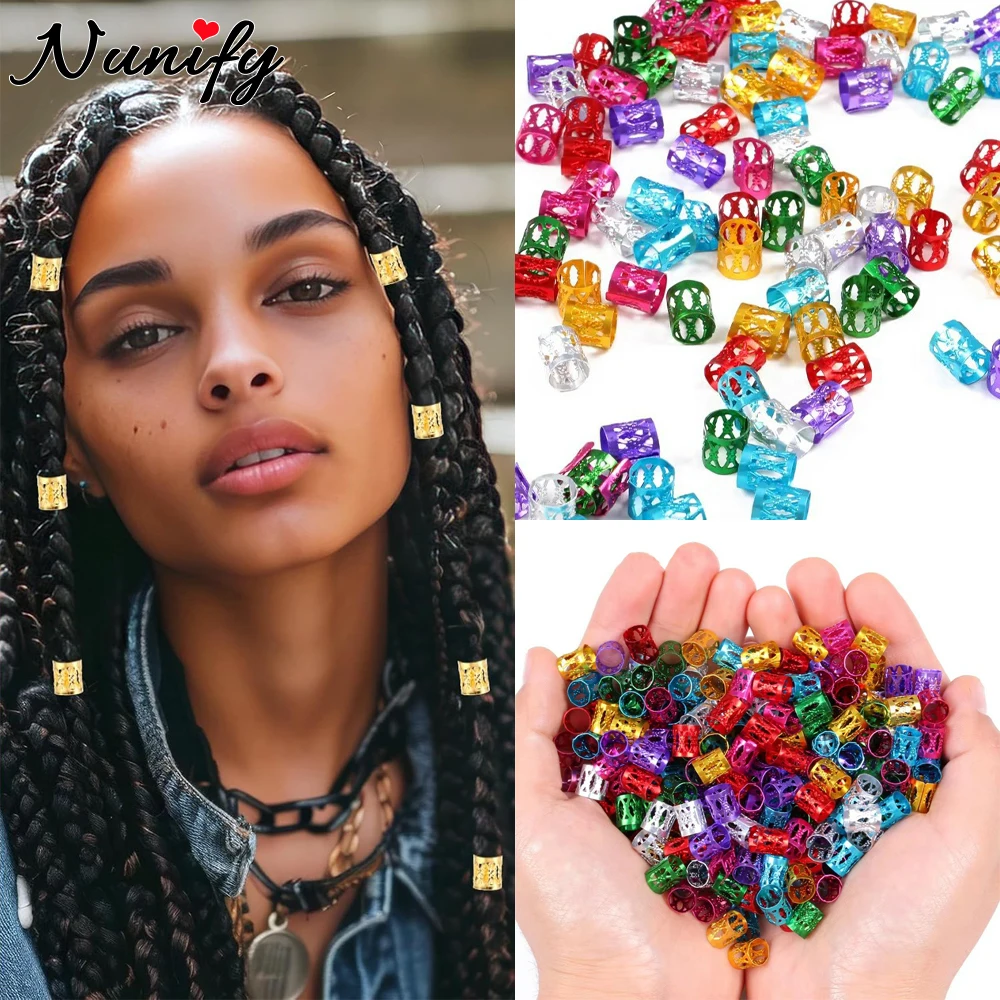 Hair Cuff Braids For Braid Decoration Colorful Rings For Dreadlocks