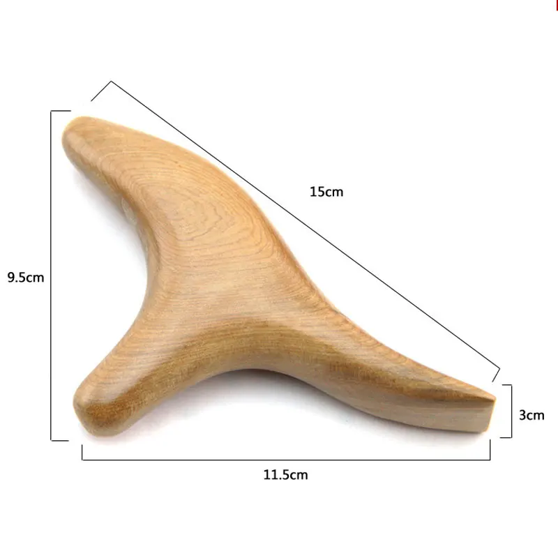 Neck Massager Face Massager BYEPAIN Body Trigeminal Massage Wood Massager Body Relax Fragrant Wood Wooden SPA Therapy Massager Blood Circulation