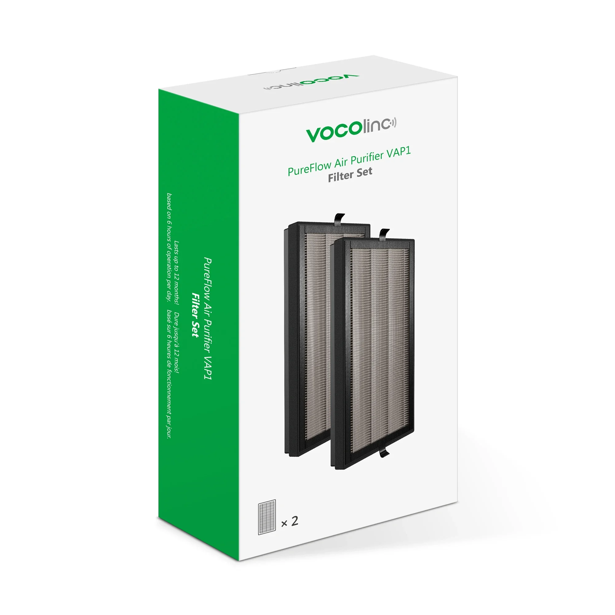 VOCOlinc-Antibacterial Formaldehyde Filter Support, Air Purifier, Carbon Screen Support, Air Cleaner Holder Desktop Fan Activate