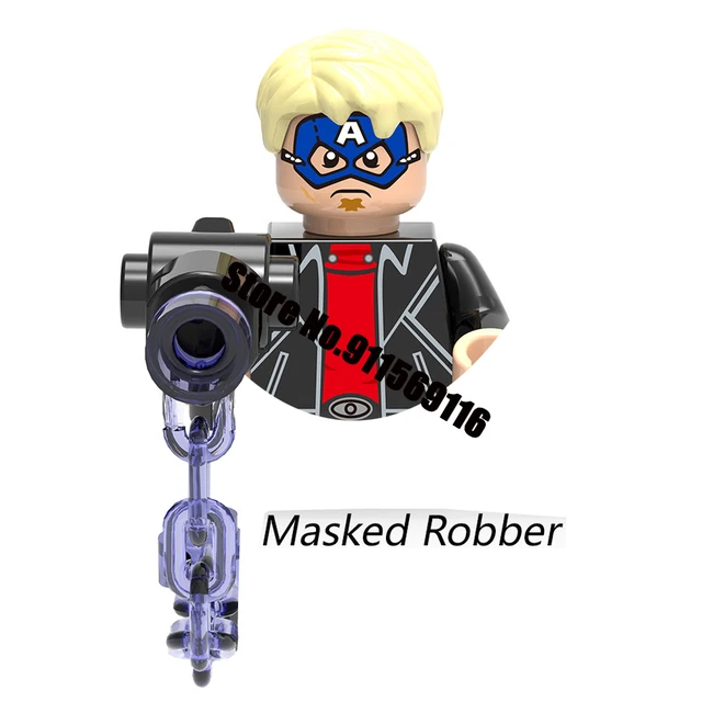 DISNEY Mysterio Doctor Octopus Spiderman Green Goblin Building Blocks Doctor Strange Sandman Lizard Action Figure Kid Toy Bricks M-X681