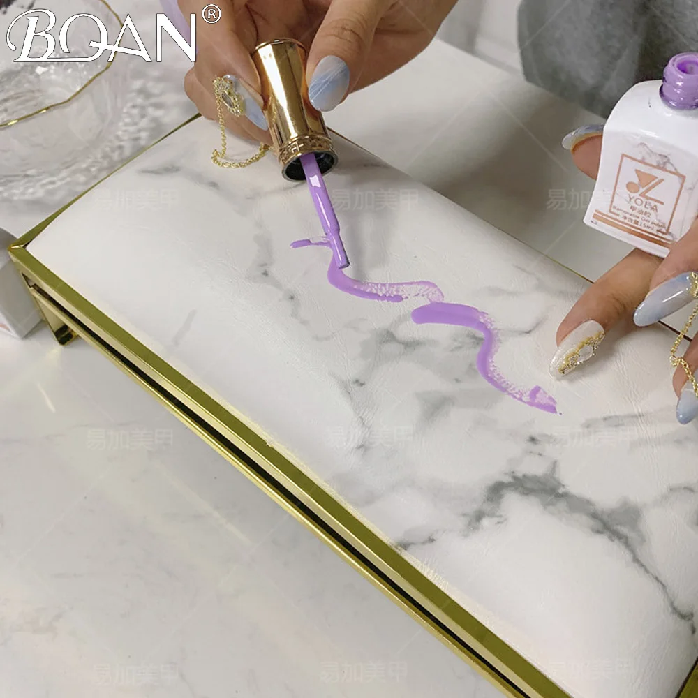 BQNA Manicure Hand Pillow Nail Arm Rest Cushion Manicure Table Mat Arm Wrist Hand Rest Salon Cushion