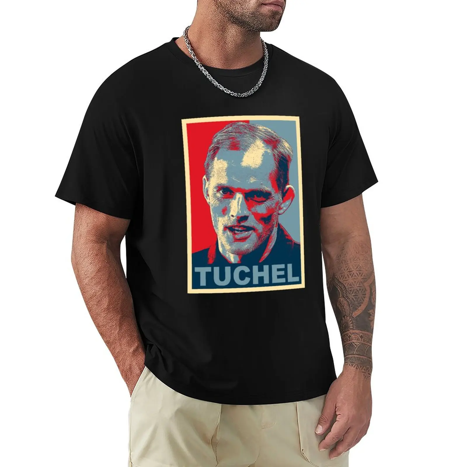 Thomas Tuchel Hope T-Shirt Oversize T-Shirt Sport Fan T-Shirt New Edition T-Shirt Grafica Da Uomo Hip Hop