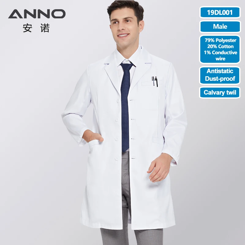 Blouse Médecin Blouse De Laboratoire En Coton - Unisexe Pour étudiants, Médecins Et Professionnels Blouse Médicale étudiant