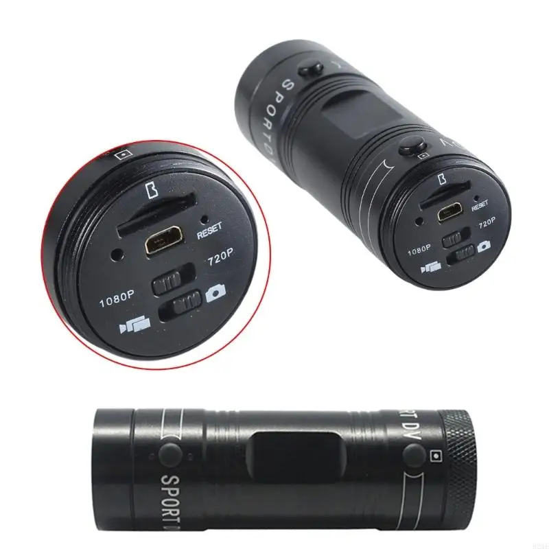 92ME Motorcycles Helmets Camera 120&deg; Wide Angles Camcorders Sports Action Camera Bike Video Recorder for Outdoor Wilderness
