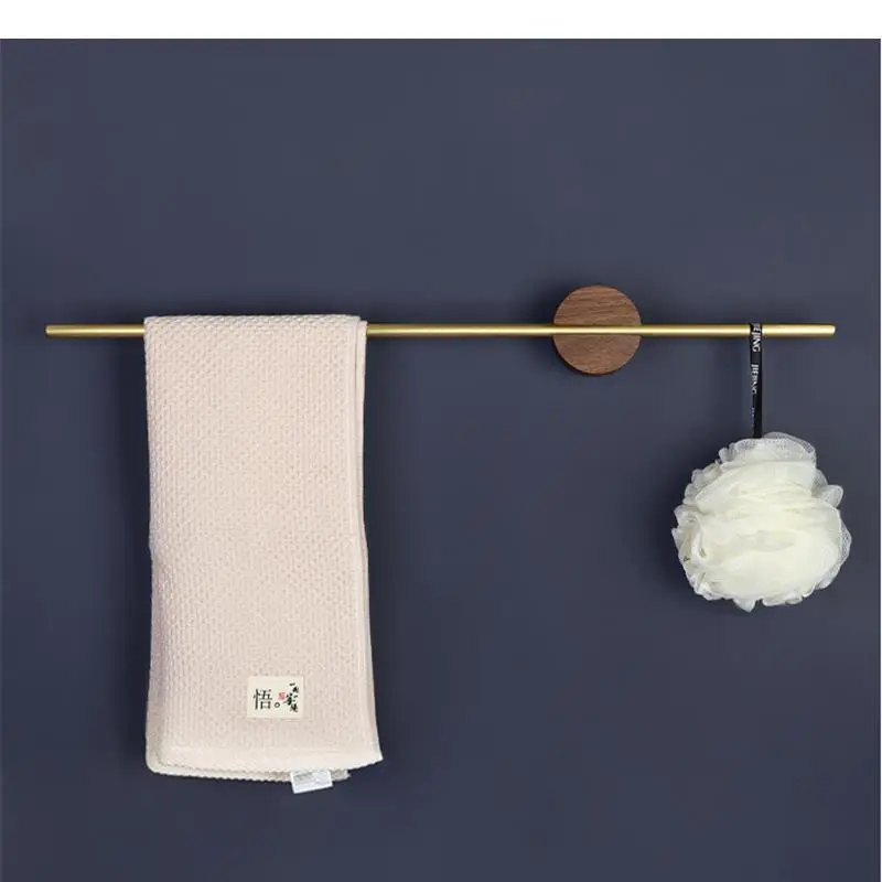 

Металлическая деревянная вешалка для полотенец, вешалка для полотенец без перфорации, съемная регулируемая вешалка для полотенец, настенный держатель для полотенец, декоративная полка, вешалка для хранения