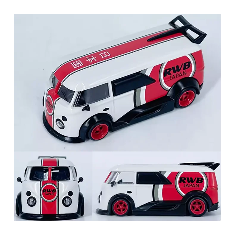 1/64 Scale VW T1 MINIBOX Die-cast Metal Alloy Vehicle Finished