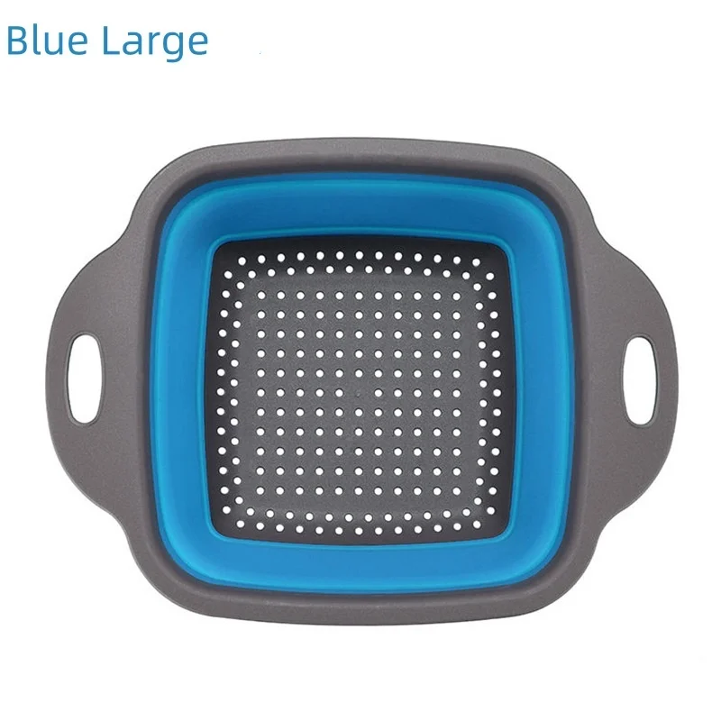 Foldable Collapsible Kitchen Colander and Drainer Basket