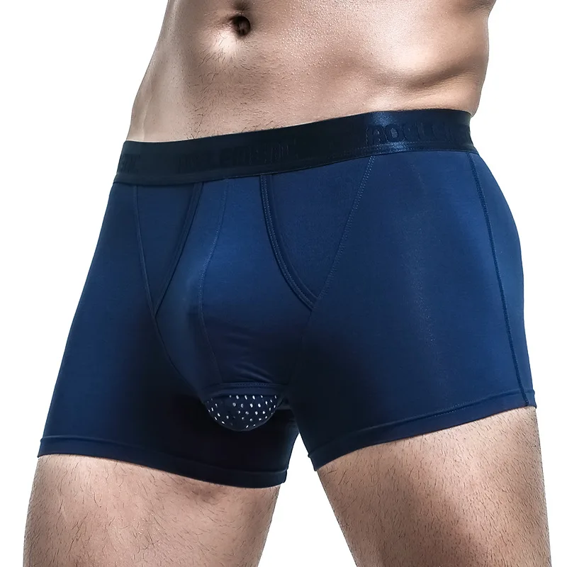 

Mens Underwear Modal Boxer Shorts Push Up Panties Man Breathable Bullet Separation Pouch Underpants Male Ropa Interior Hombre