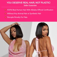 Wear And Go Bob Wigs For Women Human Hair 180% Straight Glueless Wig Ready To Go Human Hair Wigs Pre Cut Lace Air Wig Sale 2