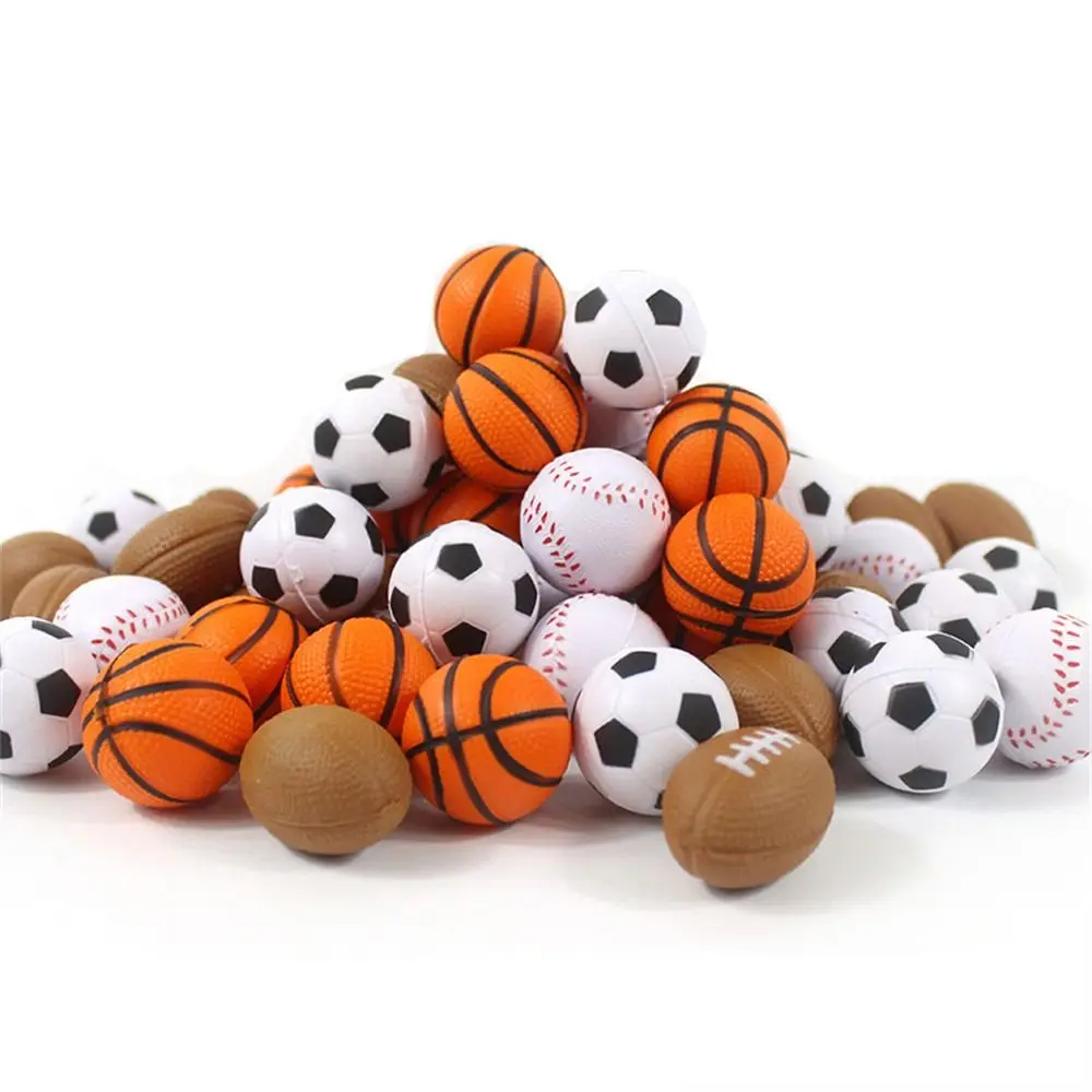 4cmSoftElasticSqueezeBallKidSmallBallToysBouncyBalls5PcsPU