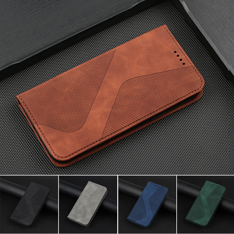 Magnetic Leather Book Case Flip Stand Wallet Phone Cover