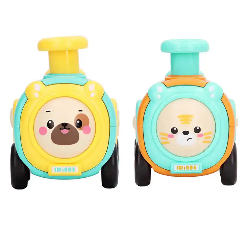 Baby Pull Back Toy Mini Cartoon Model With Whistle Kids Educational Toy Gift For Toddles