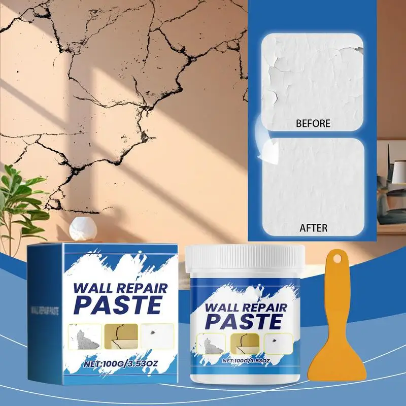 Quick Fix For Wall Crack Multipurpose Repair Agent Anti-Leaking Wall Putty Repair Holes Hole Fill Quick Ceramic Glaze