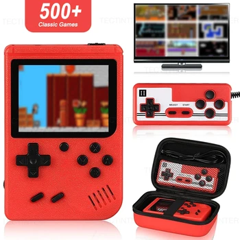 Console di Gioco Portatile Retro a 8 Bit con Schermo LCD da 2,4 Pollici, 500 Giochi Integrati, Accessori Gameboy