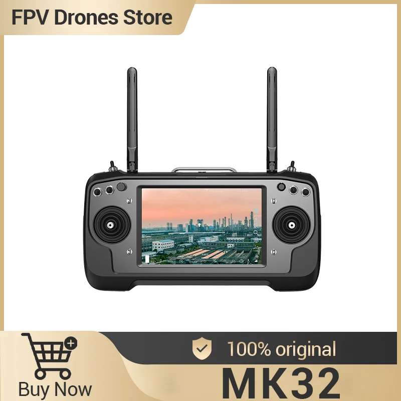 SIYI MK32 Enterprise Handheld Ground Station Smart Controller 7 Inch HD High Brightness LCD Touchscreen Dual Full HD Digital