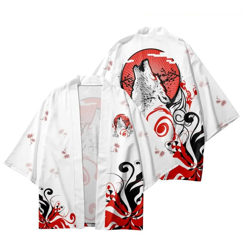 3 to 14 years kids kimono Japanese traditional costume boys girls fashion kimono haori cardigan Jacket children beach wear cloak