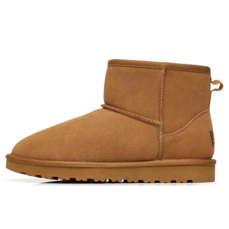 Winter New Men Snow Boots Women High-top Sports Shoes Fashion Casual Shoes Fur Cotton Warm Comfortable Lightweight Couples 35-45