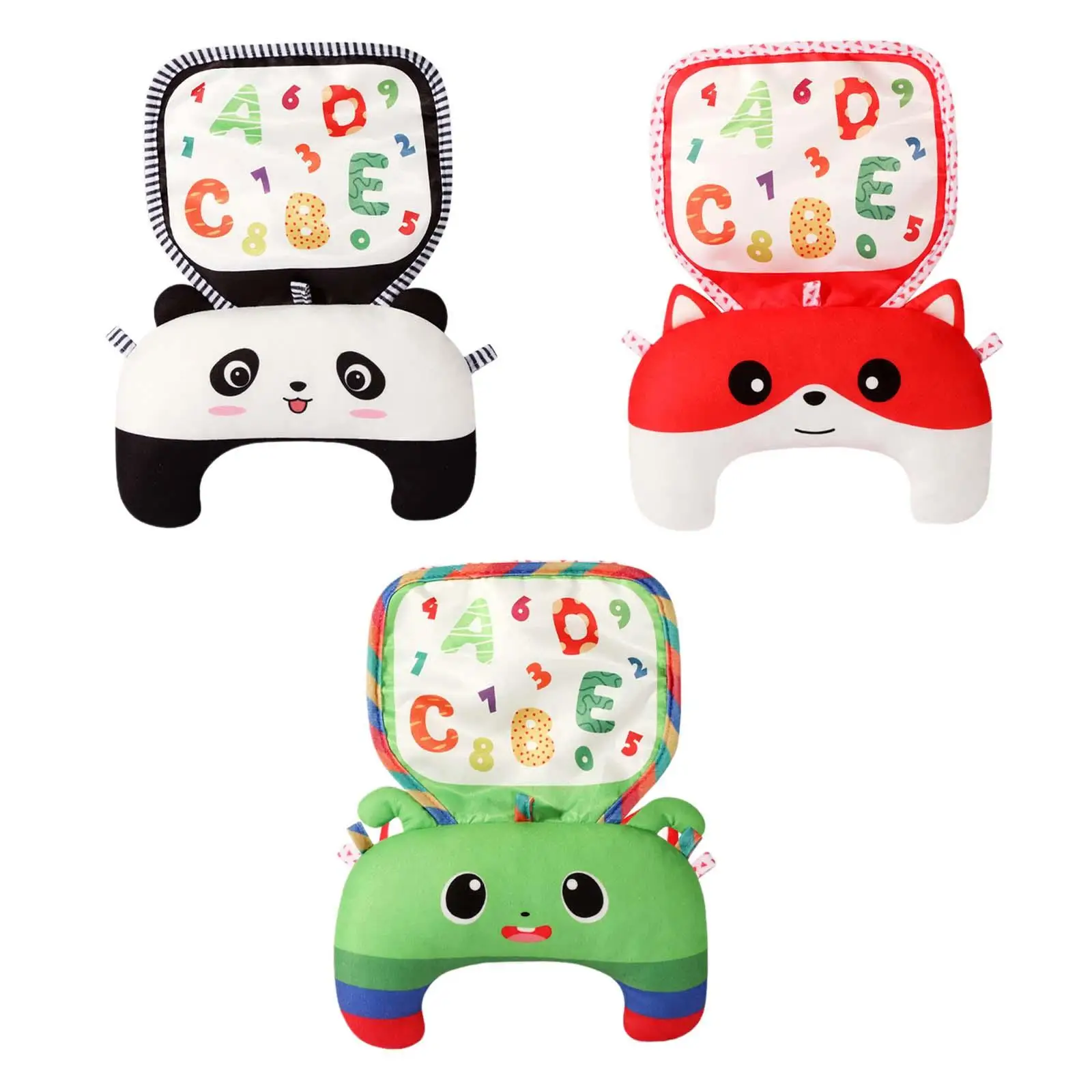 Tummy Time Pillow Soft Washable Education Toy Multifunction Baby Pillow Lying for Living Room Home Room Travel Bedroom