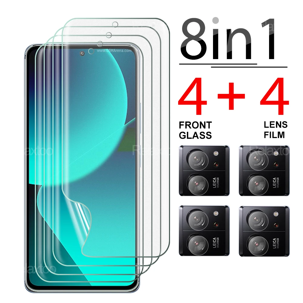 

Гидрогелевая защитная пленка 8 в 1 для камеры Xiaomi 13 T Pro 5G Xiomi 13 TPro xiaomi13 pro 13 t pro, защитная пленка с полным покрытием 6,67''