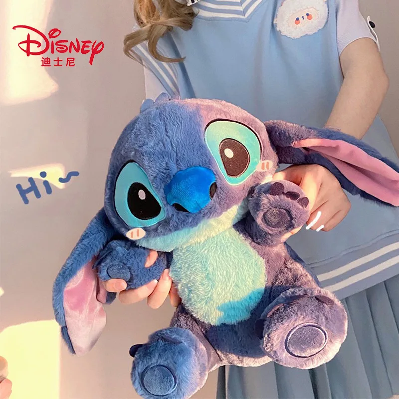 thumbnail image 1 of Muñeco de peluche de dibujos animados de Mickey Minnie Lotso, ángel de Stitch de Disney 100% genuino de alta calidad, juguete para niños, regalo de cumpleaños y Navidad, 1 of 4