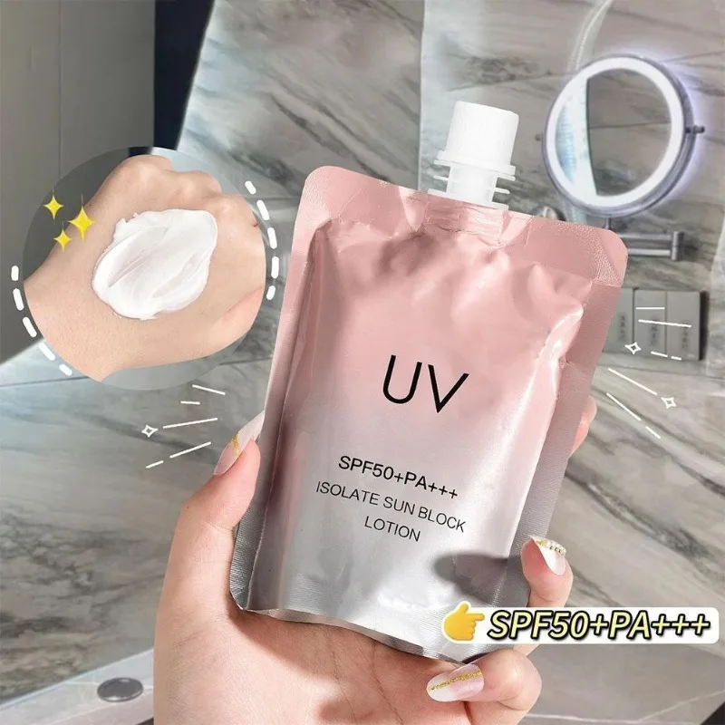 150ml Sunscreen Refreshing and Long-lasting Waterproof and Sweatproof 3-in-1 Concealer UV Sunscreen Lotion Body