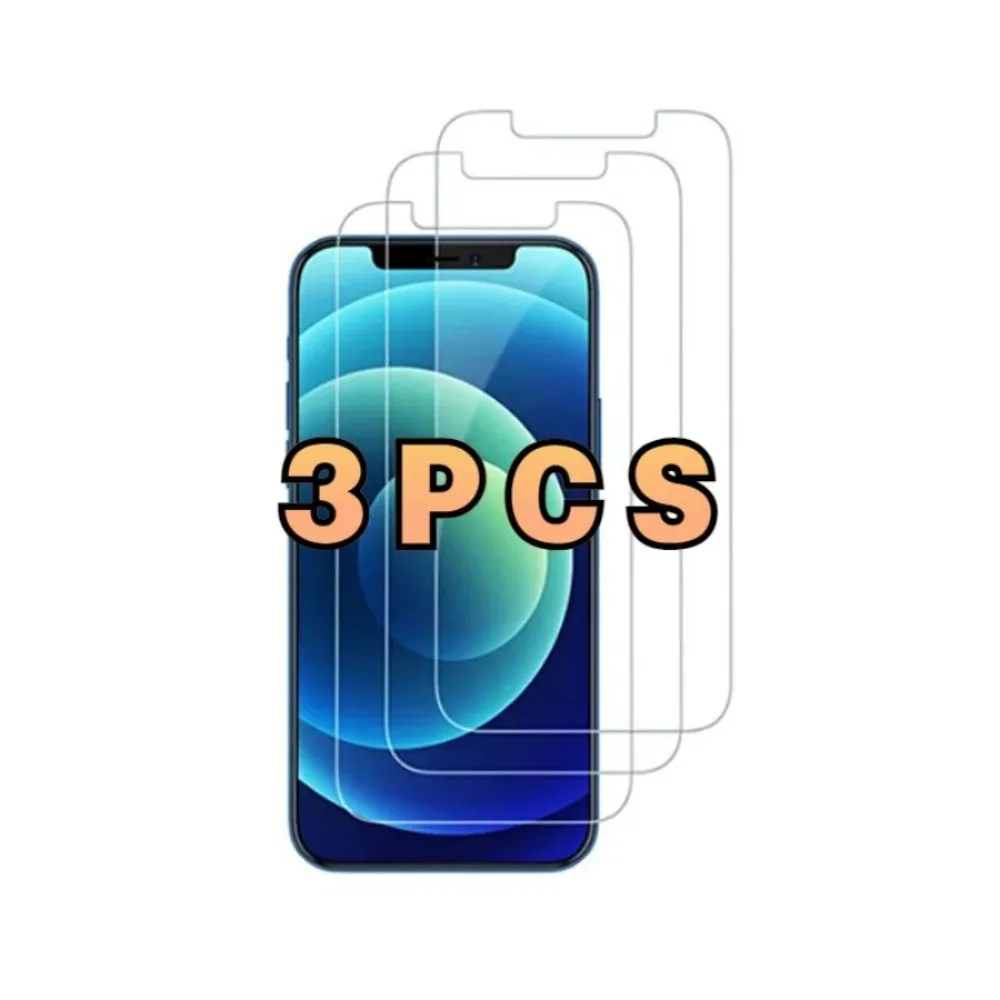 

3 шт., Защитное стекло для iPhone 13 14 15 12 11 Pro Max X XR XS Max 7 8Plus