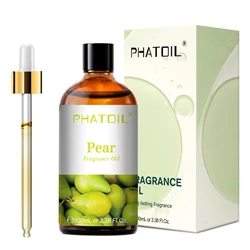 Exotic Aromatherapy Fragrance Oil Blend - Coconut, Vanilla, Strawberry, Cherry, Lemon, and Papaya - 100ml (Pear)