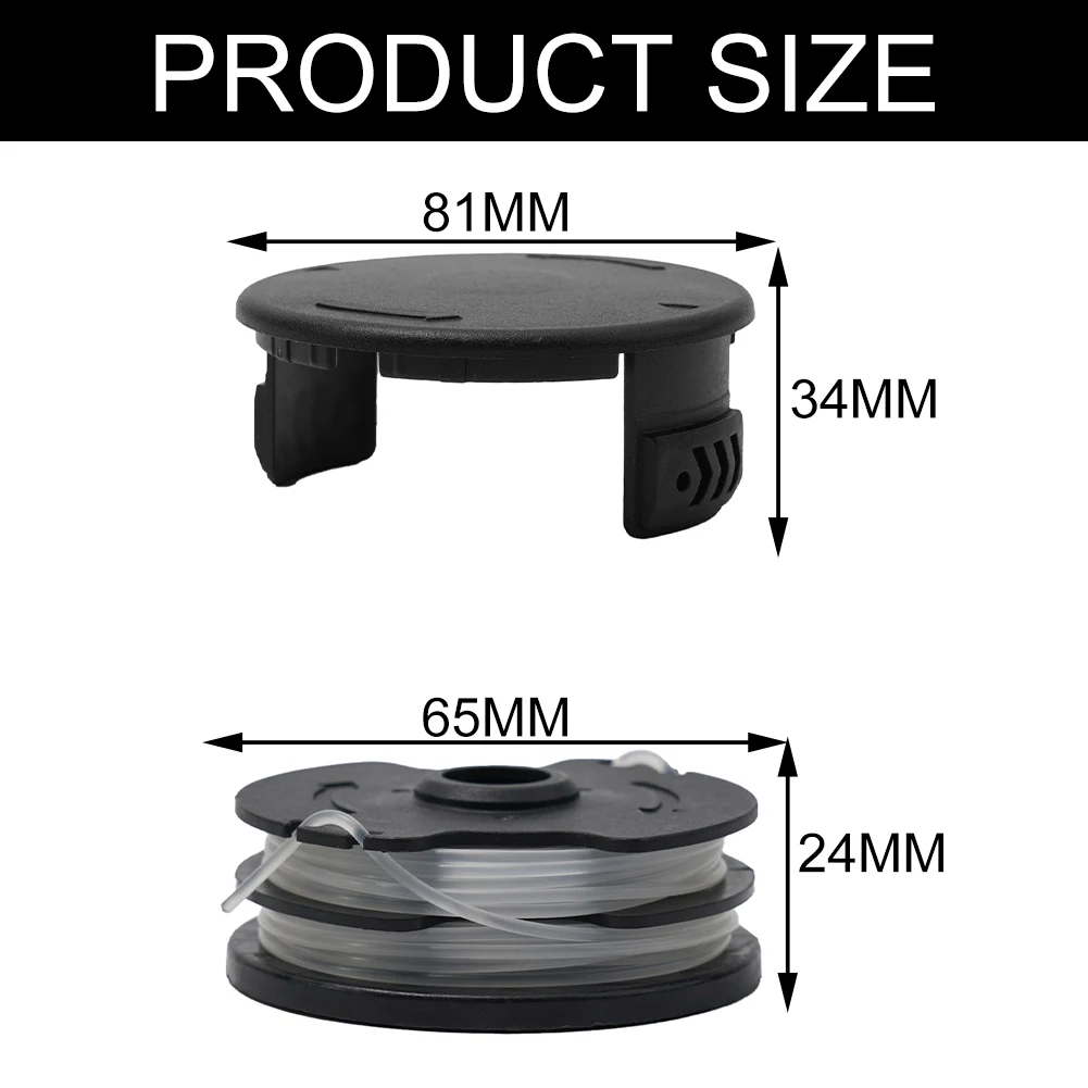 Cordless Grass Trimmer Spool& Line+cover For PRTA 20-Li 300 550 50 Grass Trimmer Spool & Line With Cover For Parkside For PRTA 2