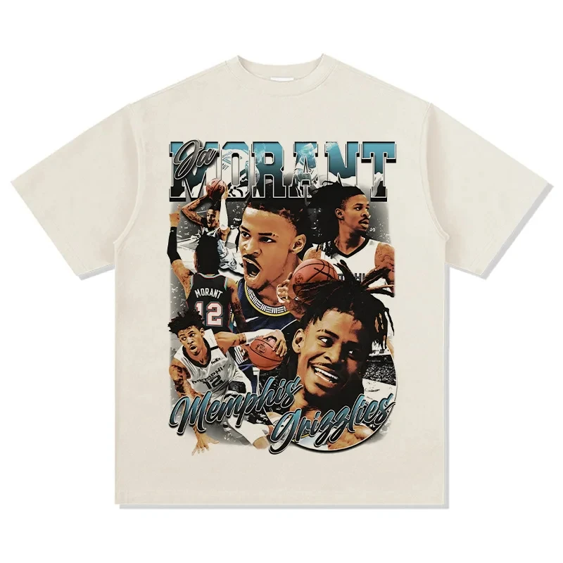 New Arrival Ja Morant 12 Memphis T-Shirt Basketball fans Short sleeve tee new edition Mens and Kids summer cotton TEES 3