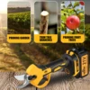 LYUWO Rechargeable Wireless Pruning Scissors, Fruit Tree Potted Pruning Electric Tool, 20V brushless, 30mm 3
