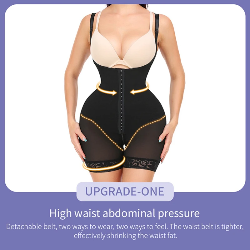 Fajas Reductoras Body Levanta Cola Post Surgery Partum Slim Girdle Bodysuit High Compression Full Body Shaping Corset Underbust