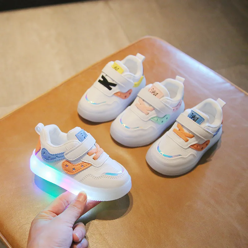 Boys Girls Luminous Toddler Shoes 