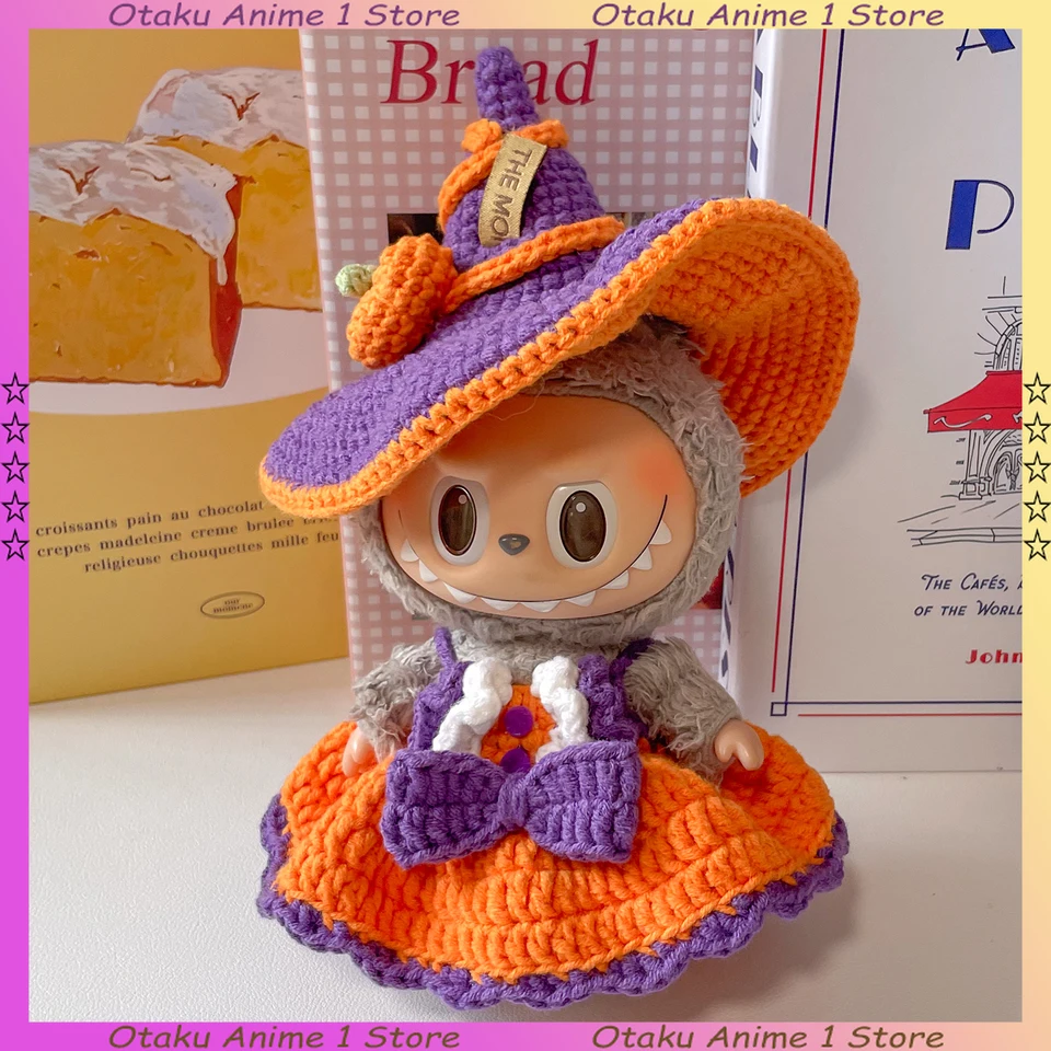 Ropa Y Accesorios Para Muñeca Labu De 17 Cm – Conjunto Con Sombrero Y Mameluco, Velcro Fácil De Poner