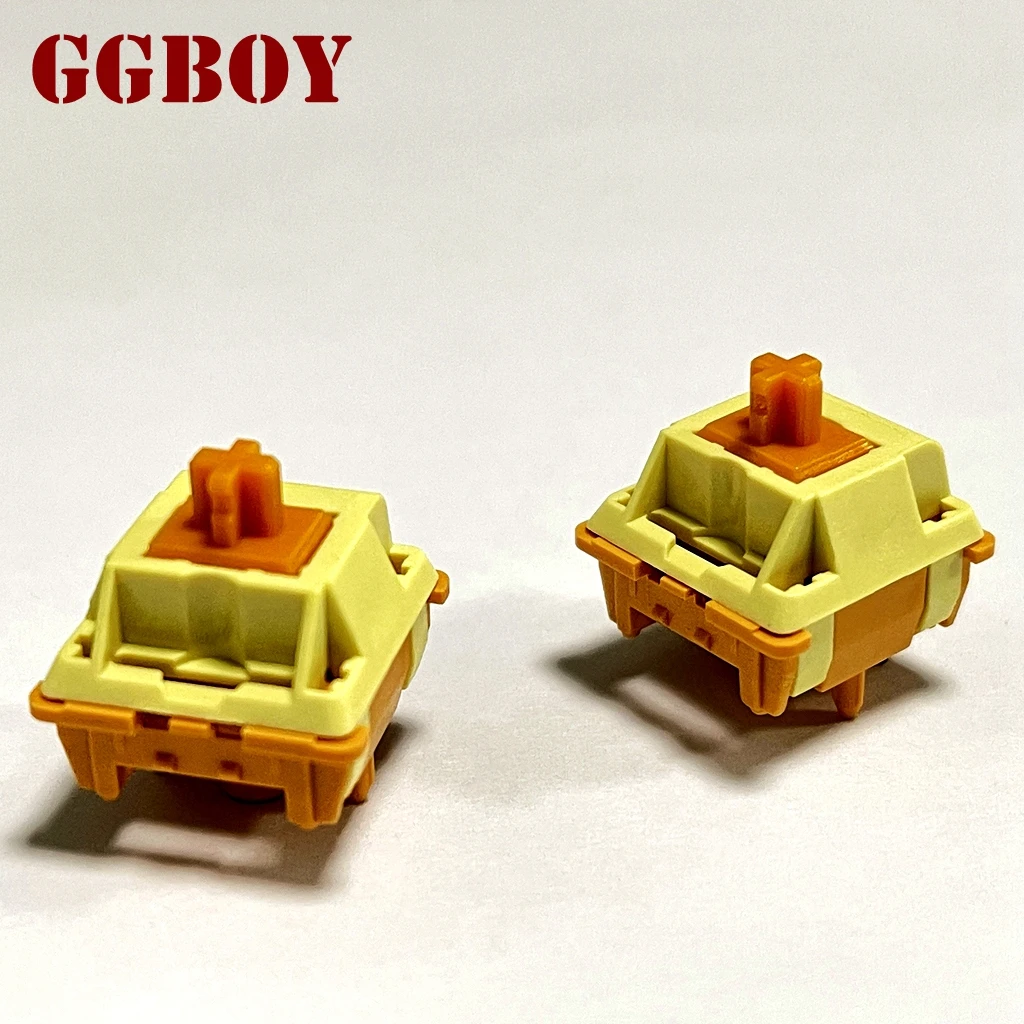 GGBOY 메이플 리프 바나나 스플릿 스위치, 홀리 팬더 촉각 기계식 키보드, 게임용 스위치, PC 스위치용 윤활, 5 핀, 60g