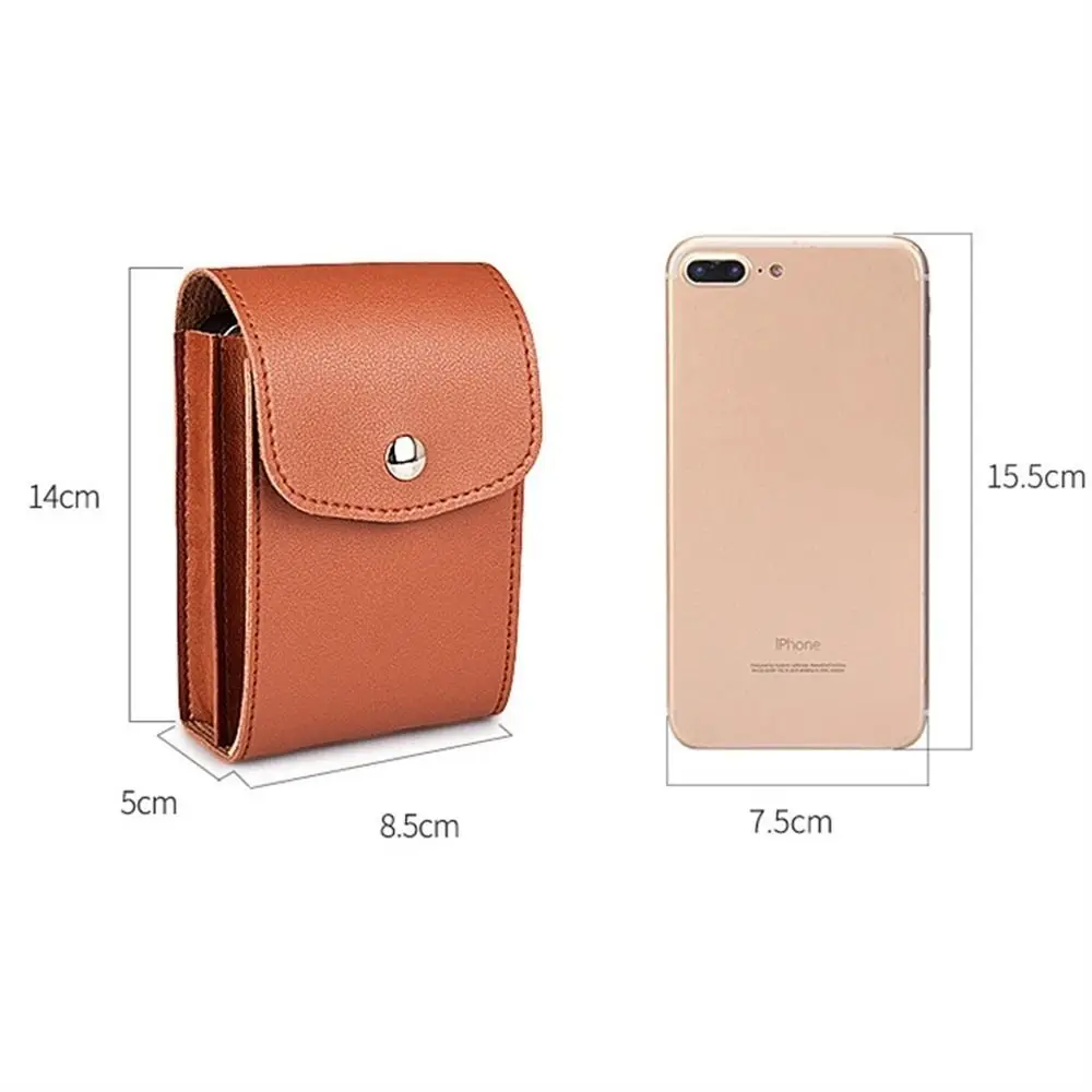 Notebook Accessories PU Leather Digital Storage Bag Portable Data Cable Bag Data Line Pack Laptop - 6