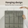 28/24/16 Pockets Wardrobe Hanging Bag Socks Bra Underwear Hanger Shoe Organizer Rack Over the Door Fabric Closet Organizer 4