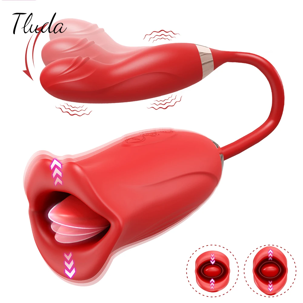 2024 Biegender oraler Vibrator für Frauen, Klitoris-Stimulator mit Wackelfinger, vibrierendes Ei, weibliche Masturbation, Sexspielzeug für Frauen 1