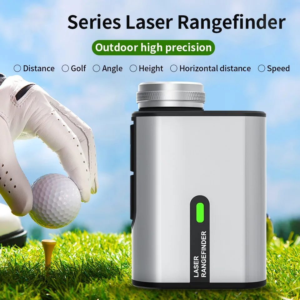New aluminum alloy 800M/1000M/1200M range measuring instrument Golf angle slope compensation portable measuring instrument