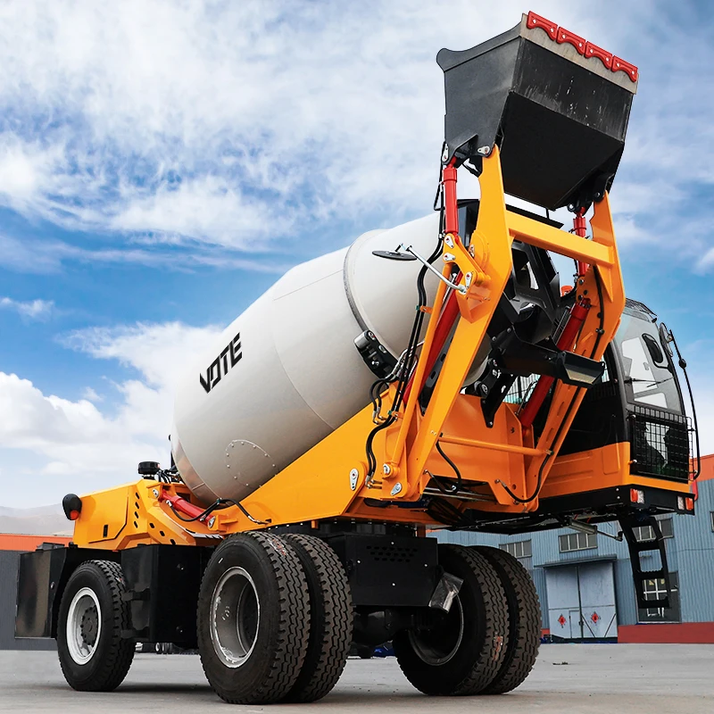 Hot Sale 3.5m3 Self Loading Ready Mix Concrete Mixer Truck With China Factory Price - Image 3