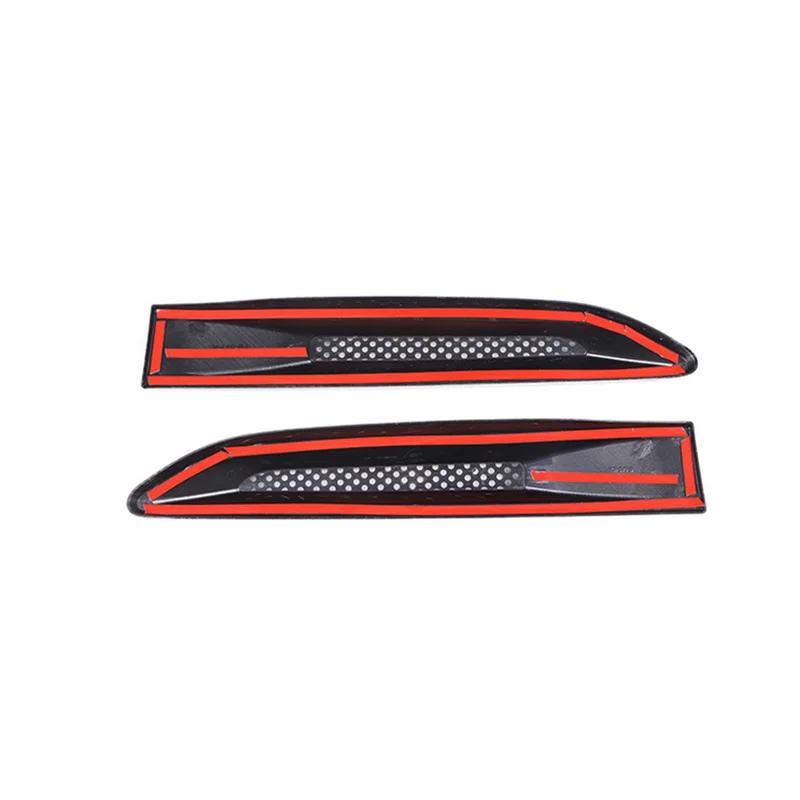 재규어 XF XFL XE F-Pace F Pace X761 용 펜더 사이드 에어 벤트 자동차 바디 아웃렛 커버 트림 장식 스티커