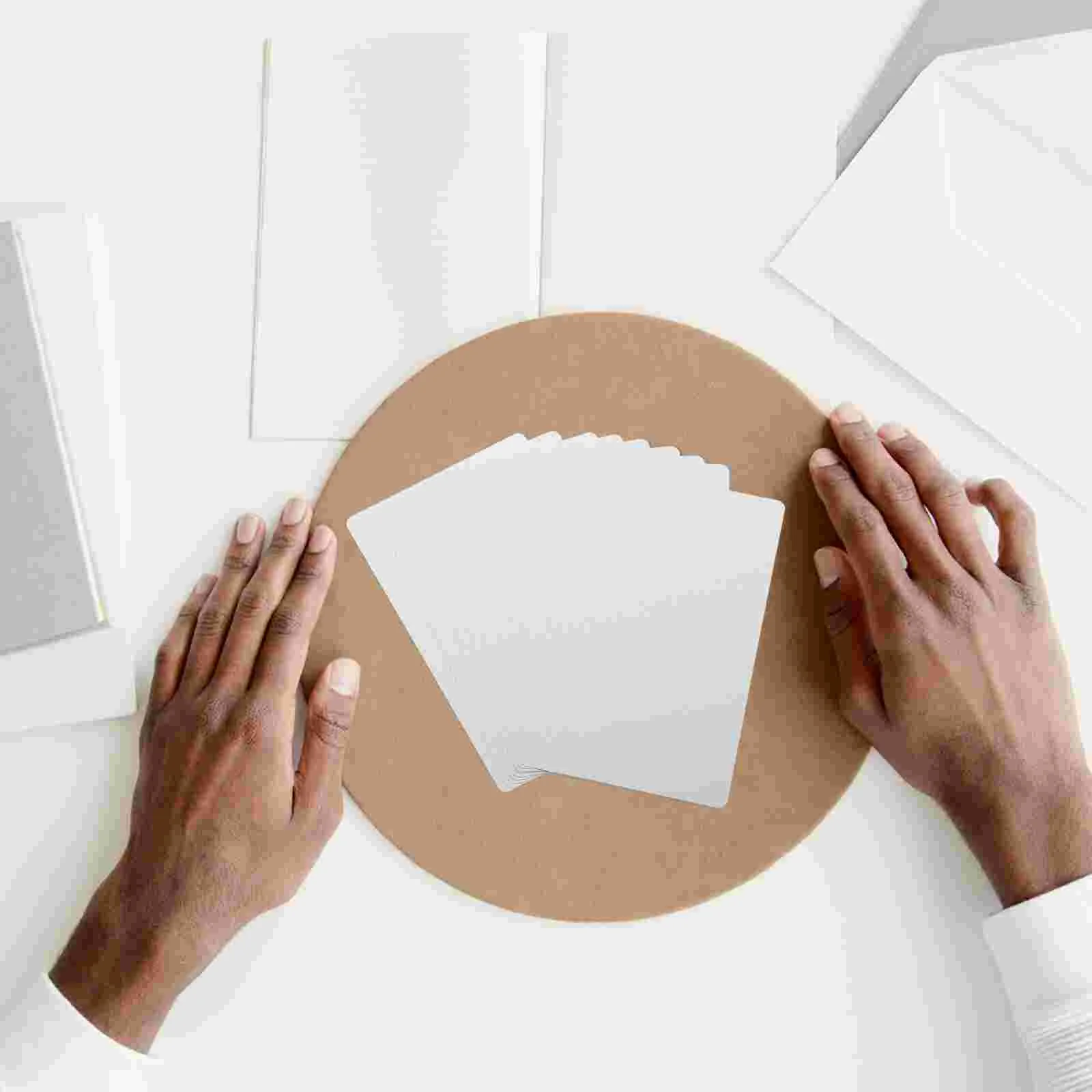 Aluminum Business Cards for Engraving Fiber Optic Machine Silver Sublimation Blanks