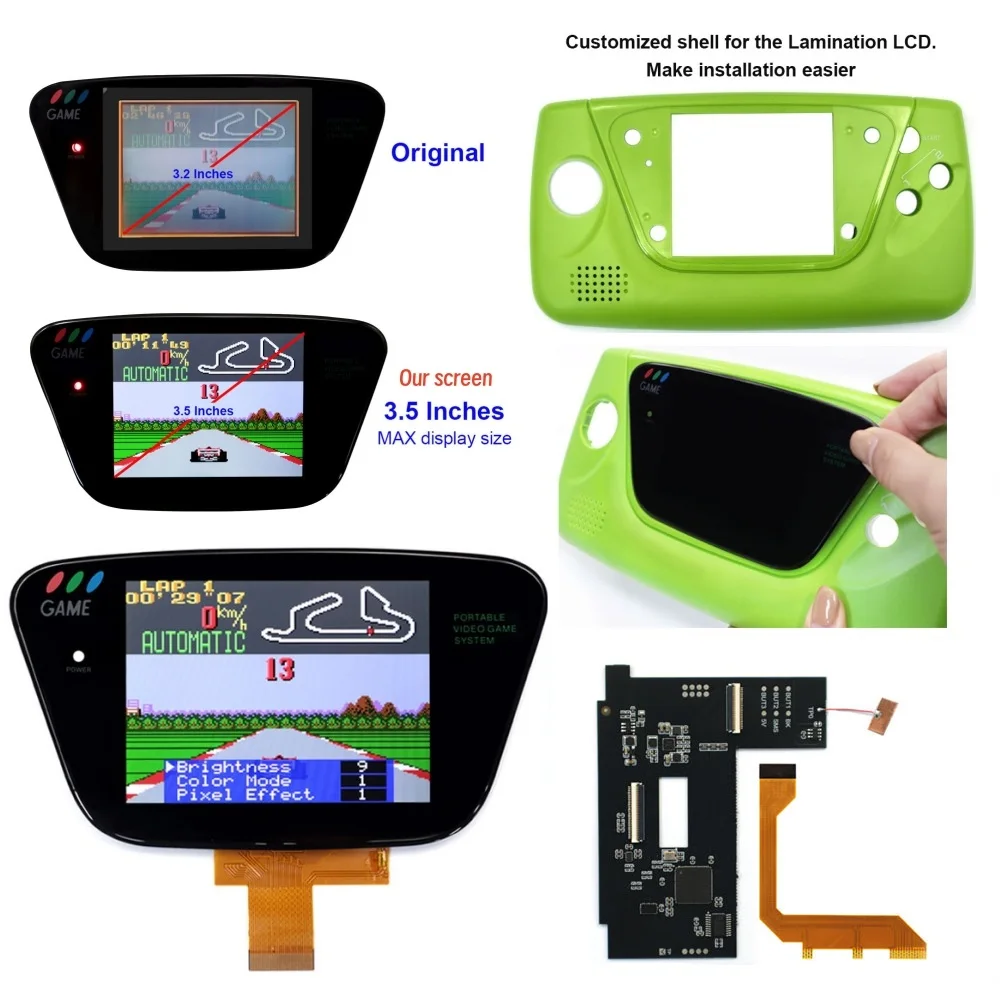 IPS LCD upgrade kit for Sega Game Gear handheld VA4 / VA5 | BennVenn IPS LCD upgrade kit for Sega Game Gear handheld VA4 / VA5 | BennVenn