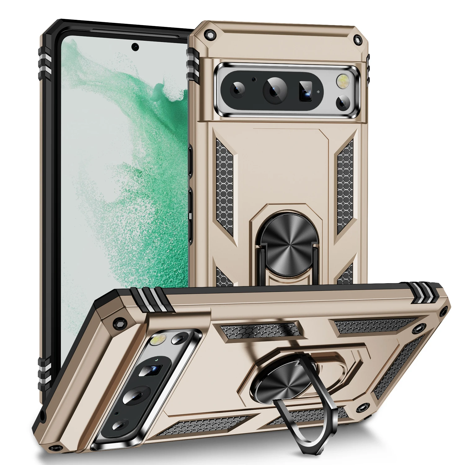 Rugged Drop-Proof Protective Case with Kickstand