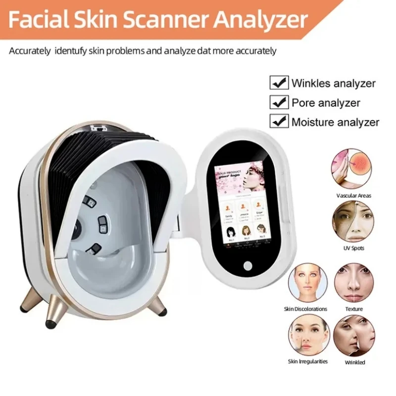 

Skin Analyzer AI Intelligent Image Instrument Skin Detector Eight-spectrum Magic Mirror 3D Digital Facial Analysis Machine