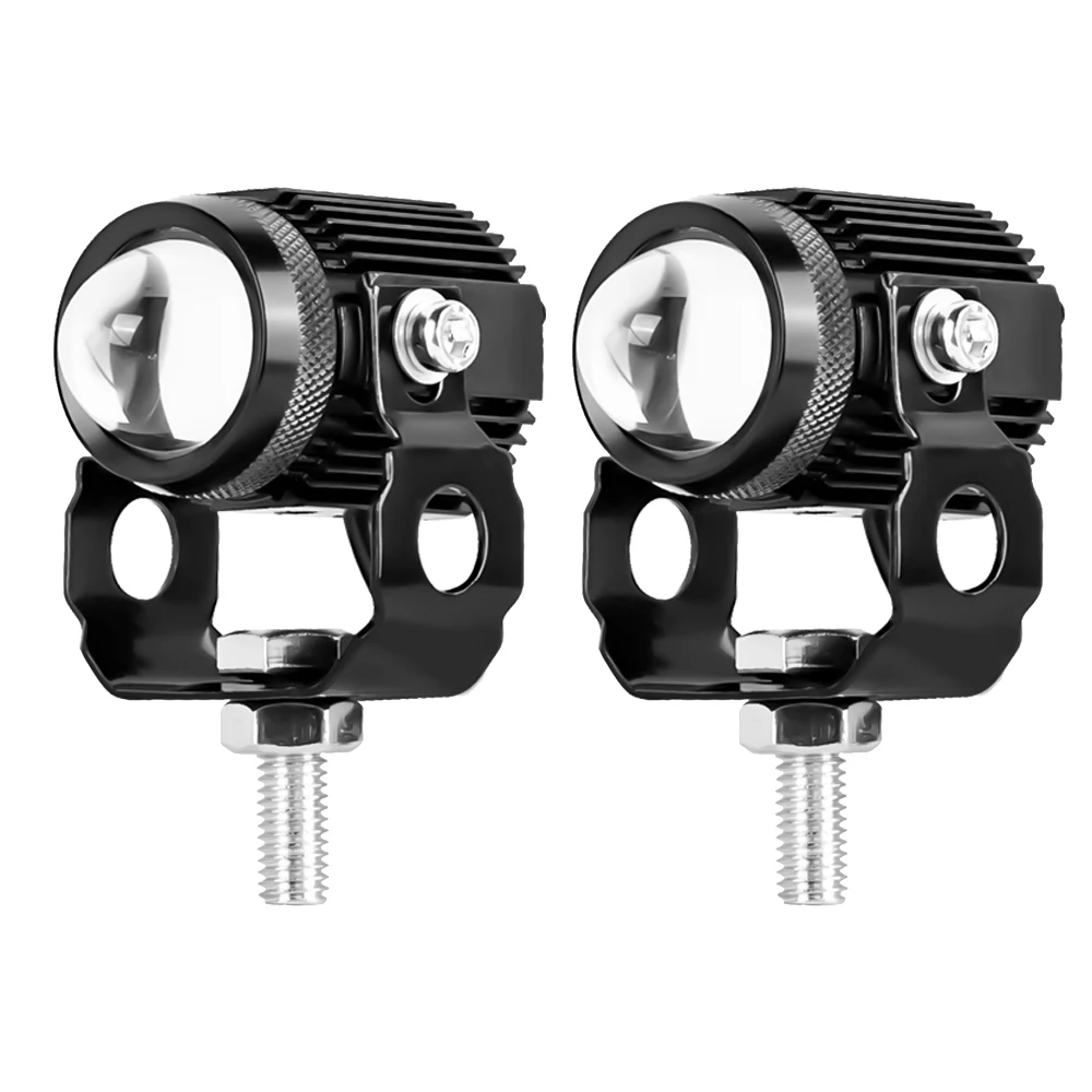 MotorcycleLEDHeadLightAuxiliarySpotlightLampWorkOffroadDriving