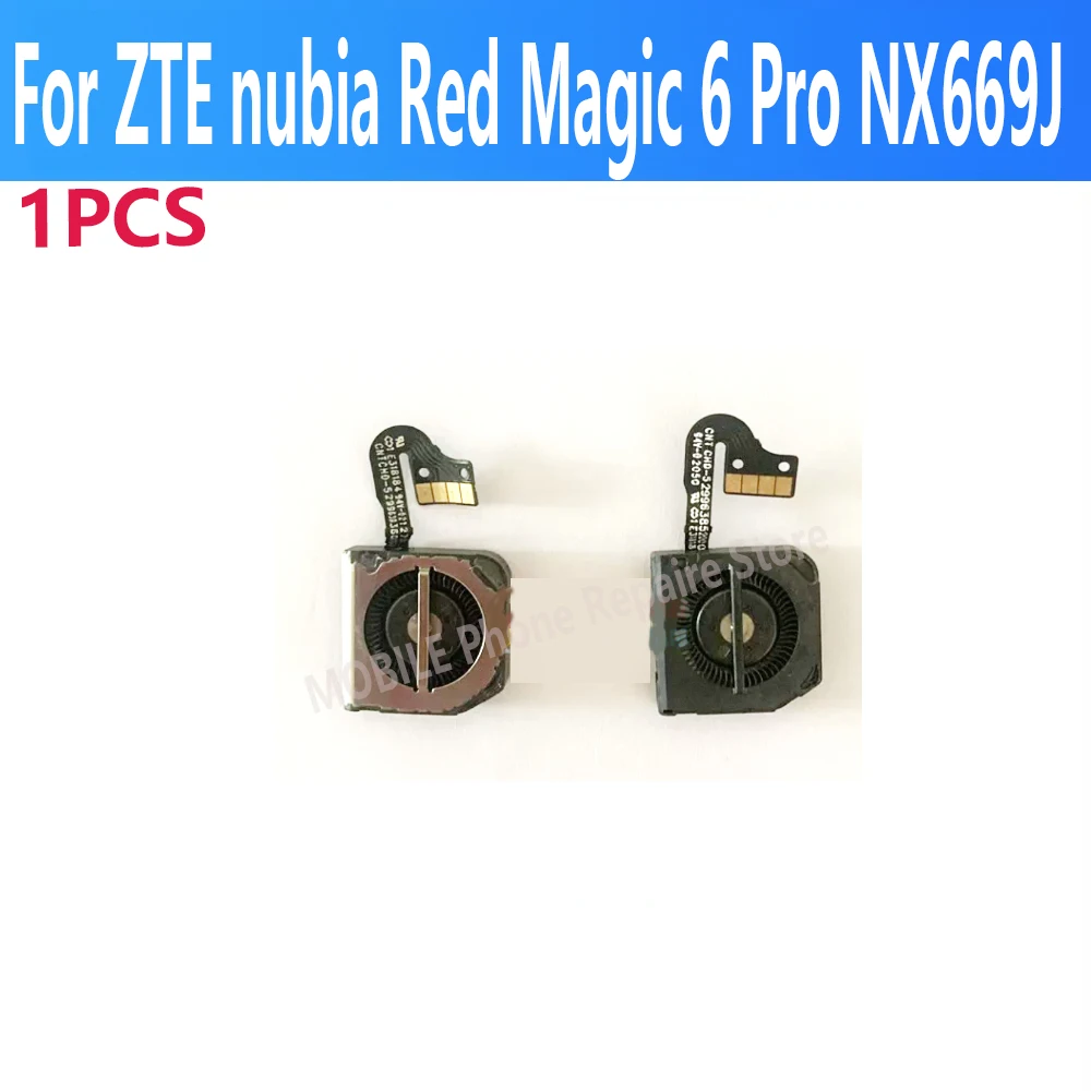 ZTE Nubia Red Magic 6S Pro 6SPro + XN669J 내부 냉각 팬 라디에이터 방열판 플렉스 케이블 교체 원래 냉각