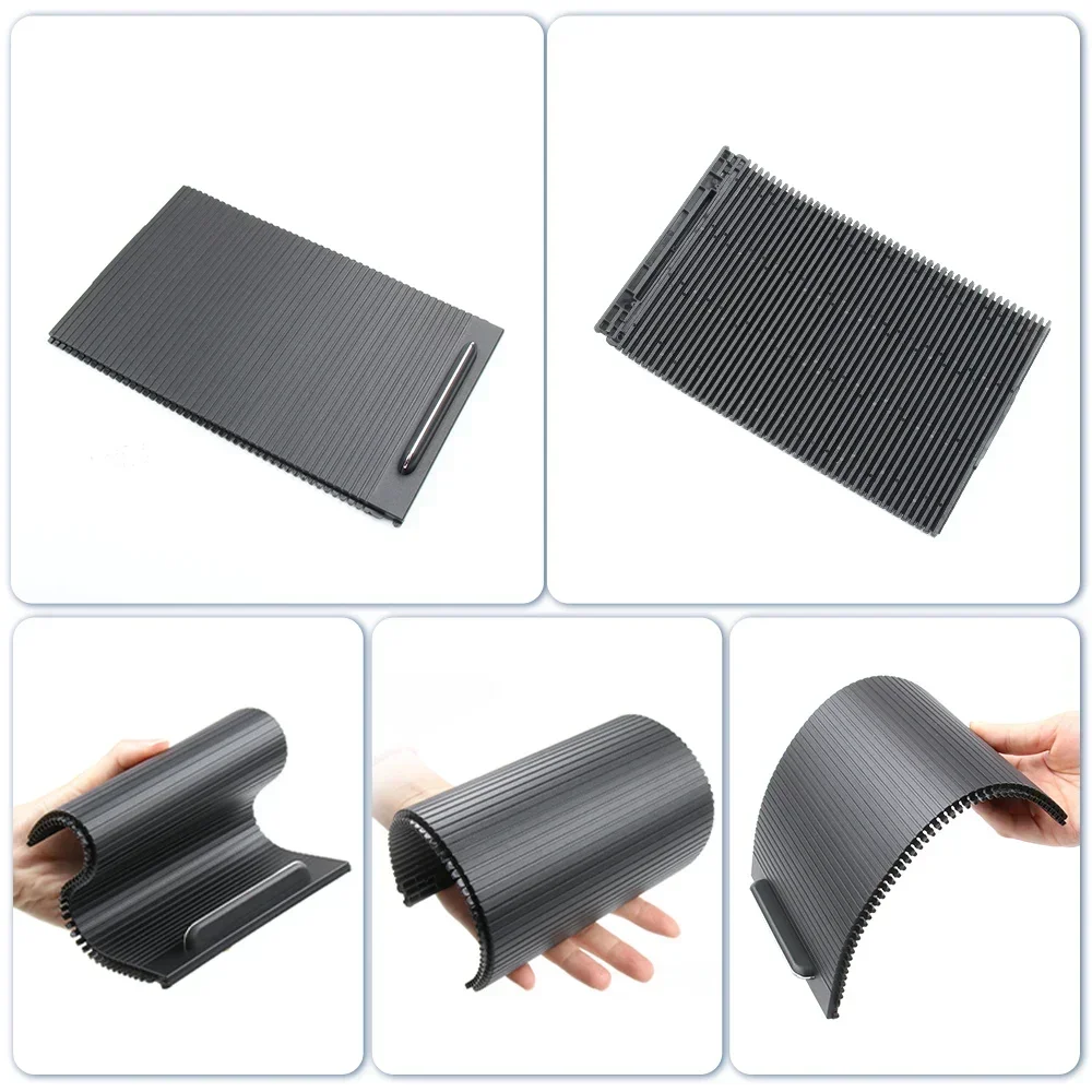 For Volkswagen VW Golf Sportsvan Car Centre Console Roller Blind Cover Center Console Sliding Shutters Cup Holder Roller Blind