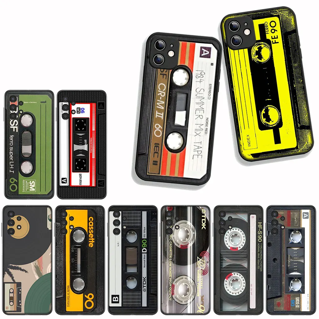Retro Cassette Tape Music Phone Case Cover