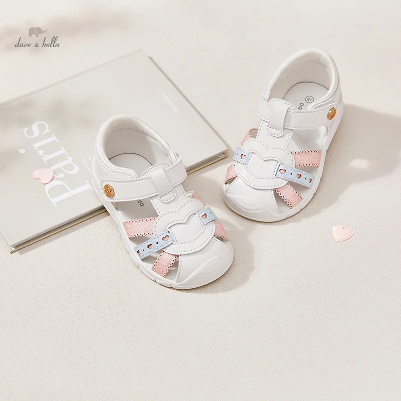 

Dave Bella 2024 New Baby Summer Sandal Casual Boy Girl Toddler Rubber Sole Baby Sandals 0-18M Newborn Shoes DB2248695